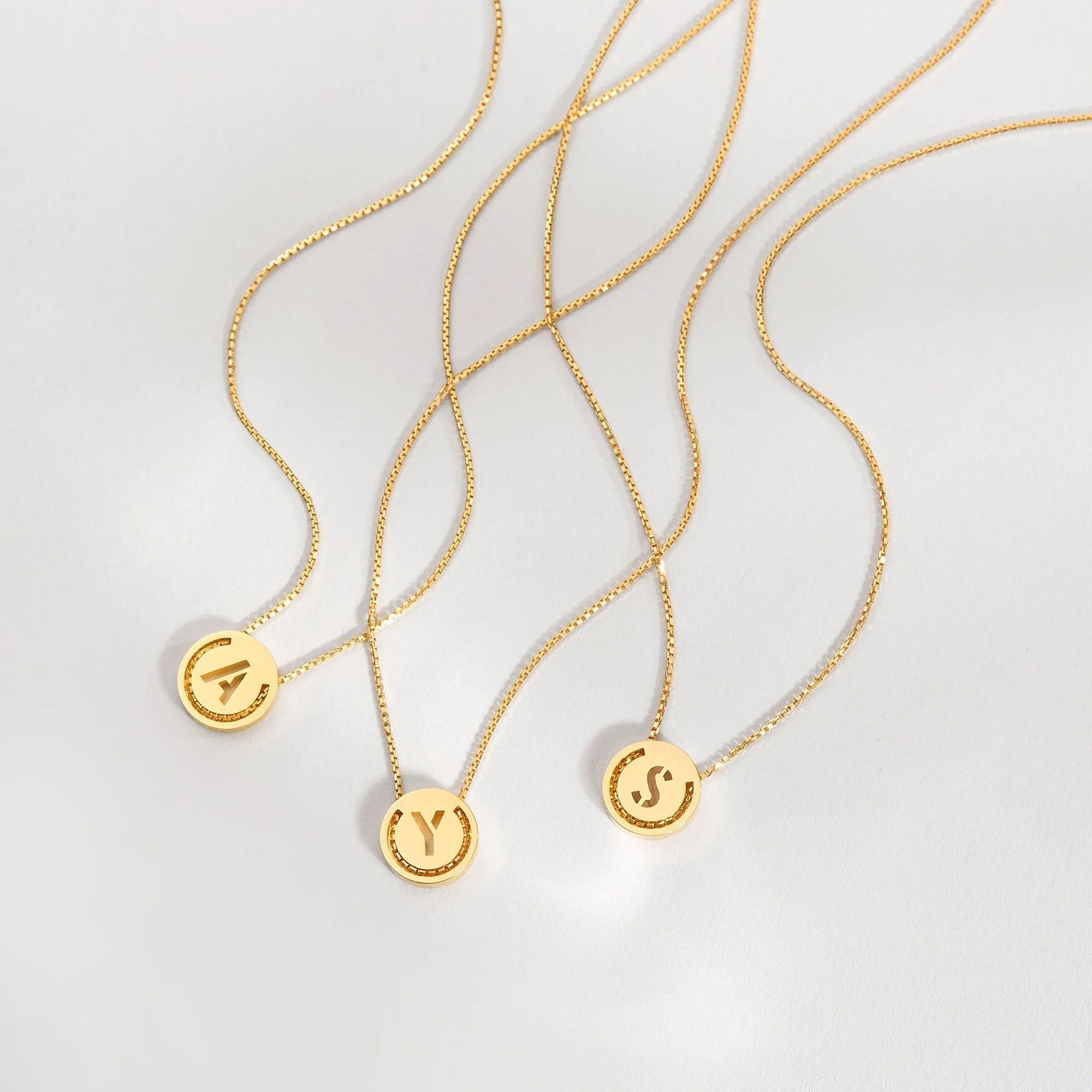 ABC's - I 18K Gold Plated Necklace