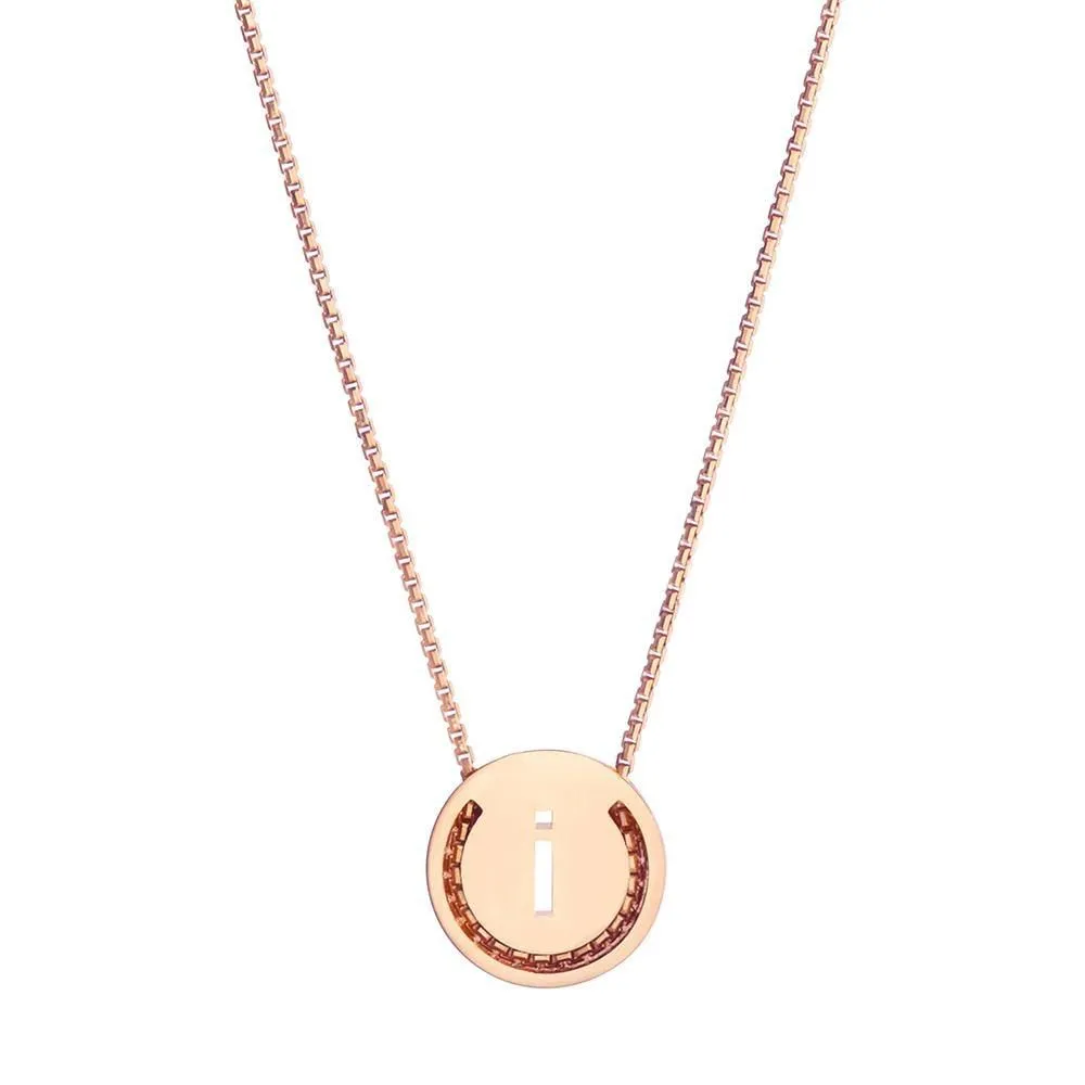 ABC's - I 18K Gold Plated Necklace