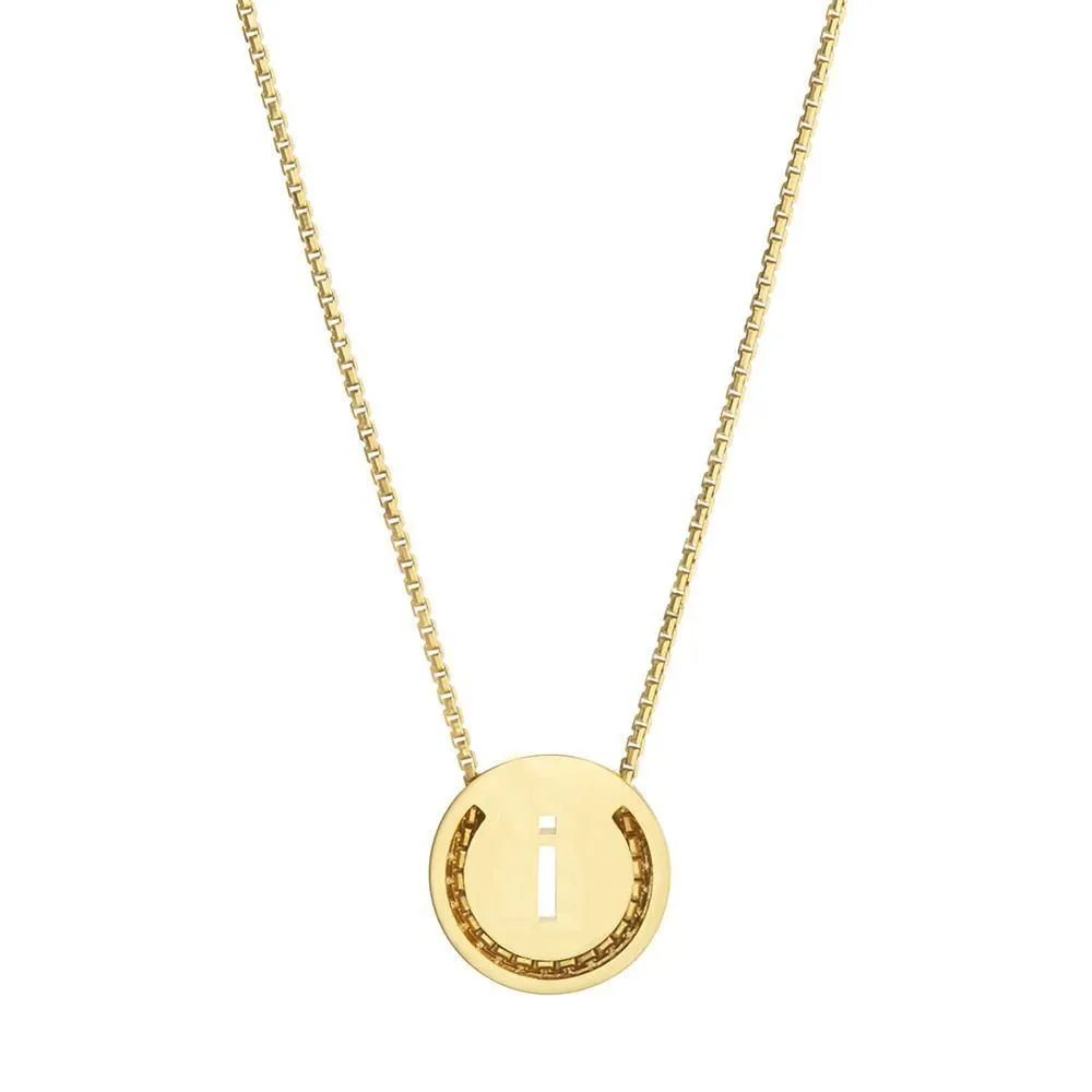 ABC's - I 18K Gold Plated Necklace