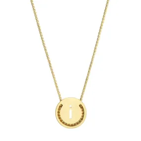 ABC's - I 18K Gold Plated Necklace