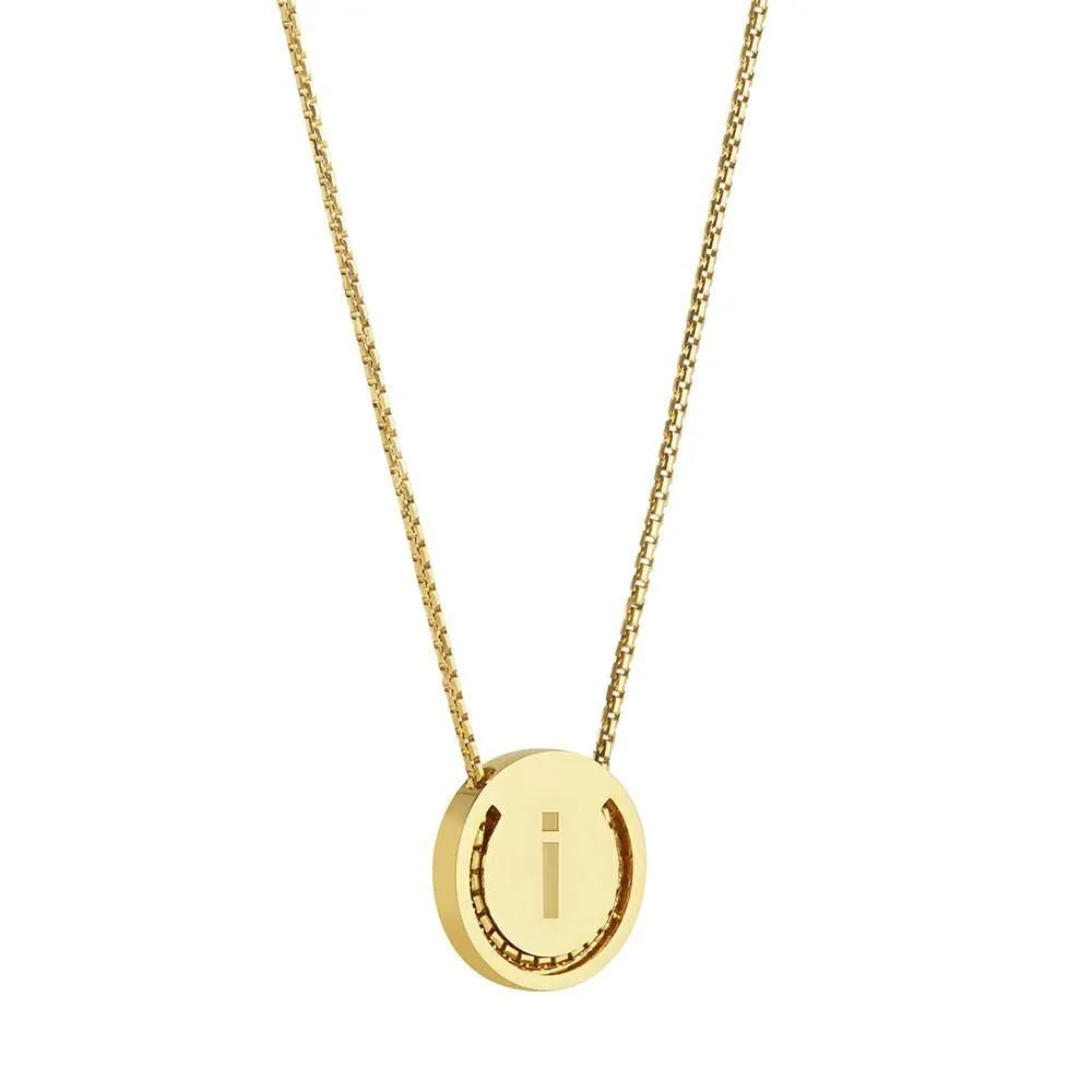 ABC's - I 18K Gold Plated Necklace