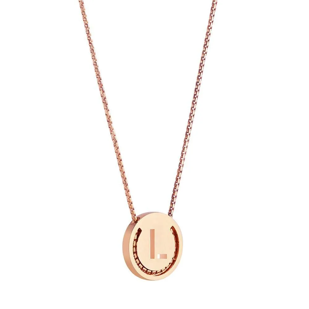 ABC's - L 18K Gold Plated Necklace