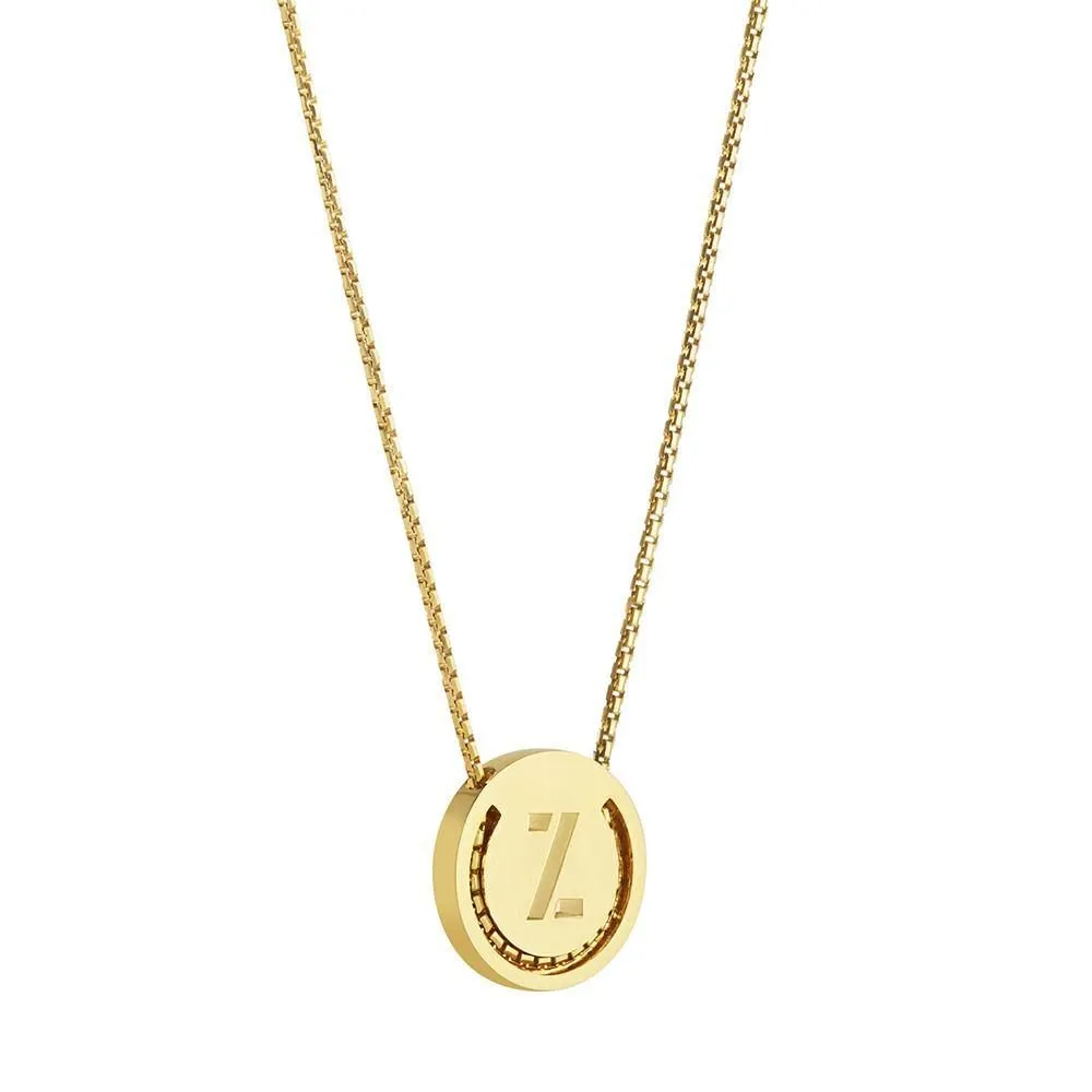 ABC's - Z 18K Gold Plated Necklace