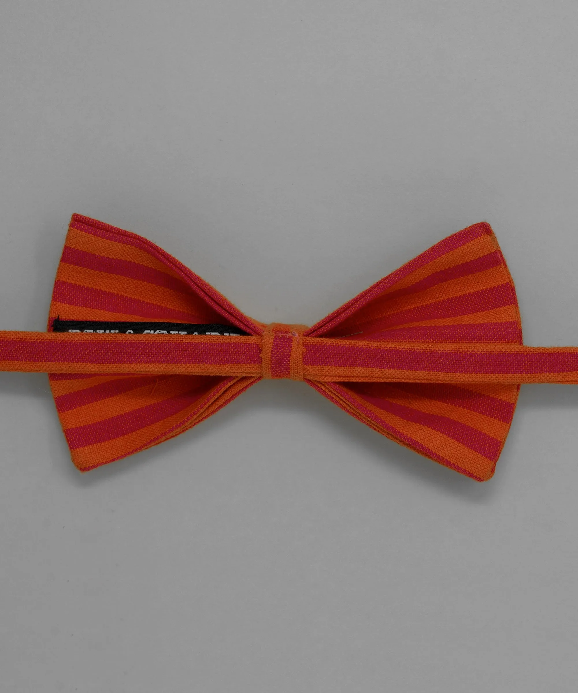 After 8 Pink Striped Bowtie