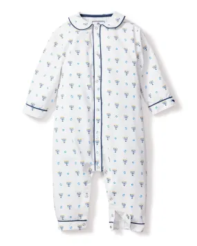 Baby's Twill Cambridge Romper | Happy Hanukkah