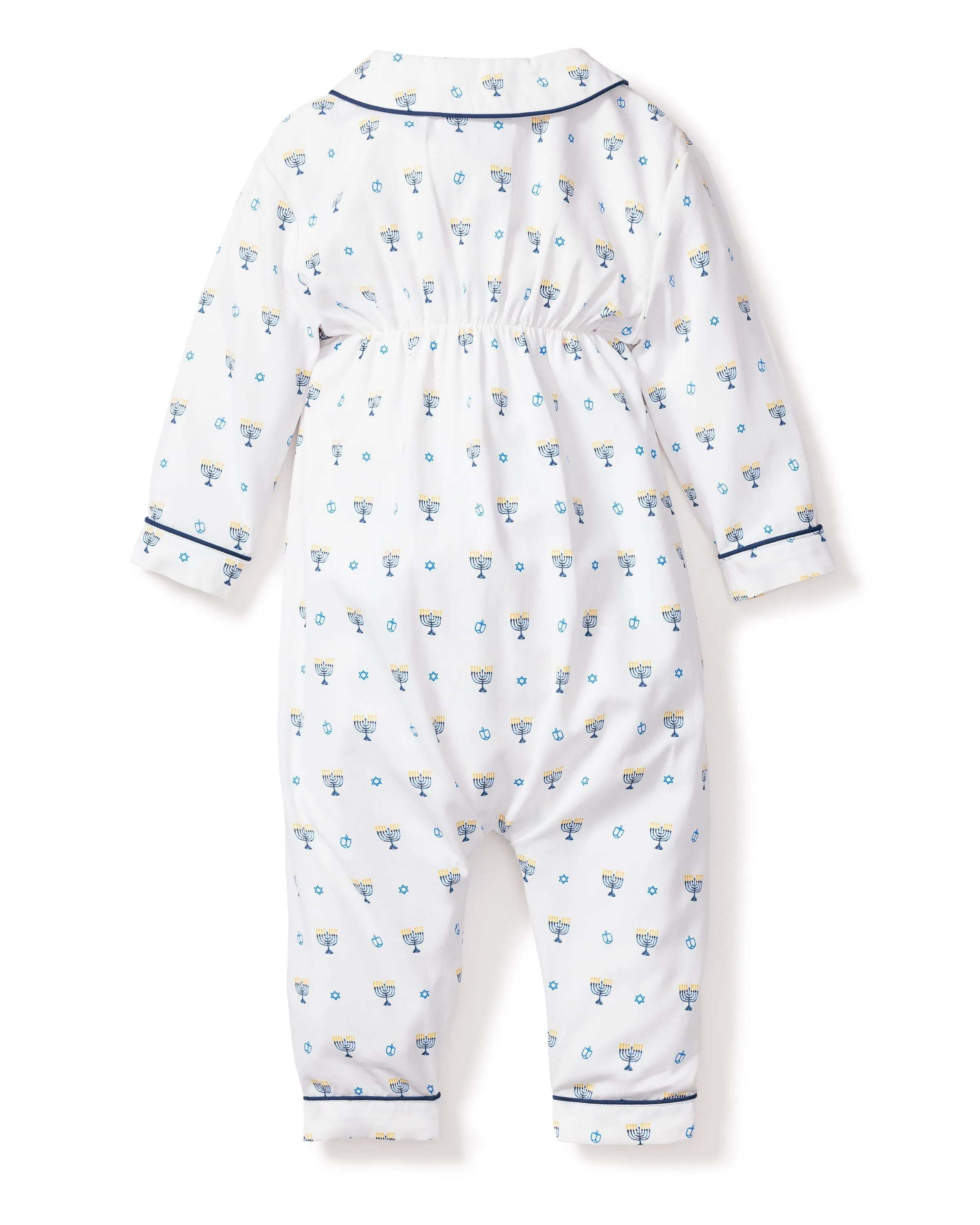 Baby's Twill Cambridge Romper | Happy Hanukkah