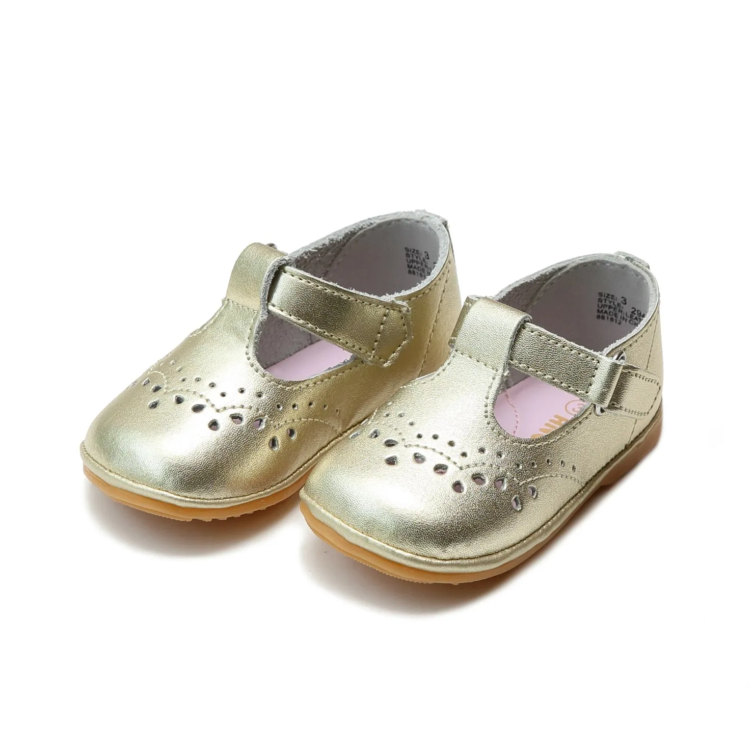 Birdie Leather T-Strap Mary Jane (Baby)