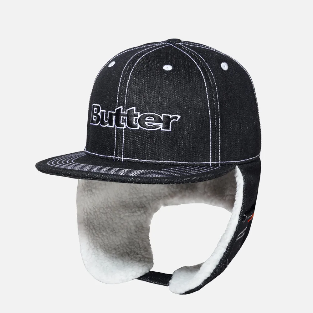 Butter Goods - Adilson Flap Cap - Black