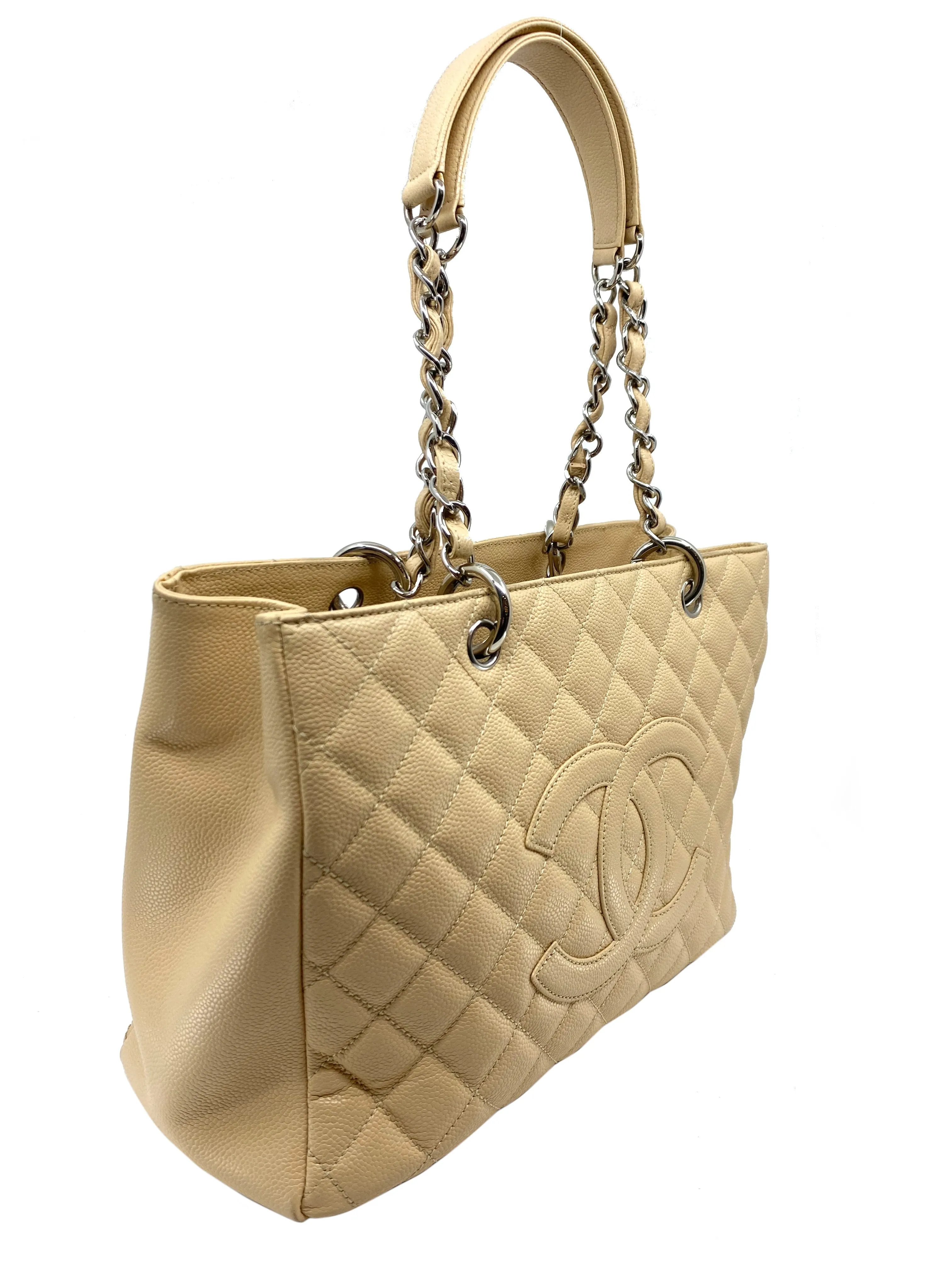 Chanel Caviar Quilted Grand Shopping Tote GST Bag