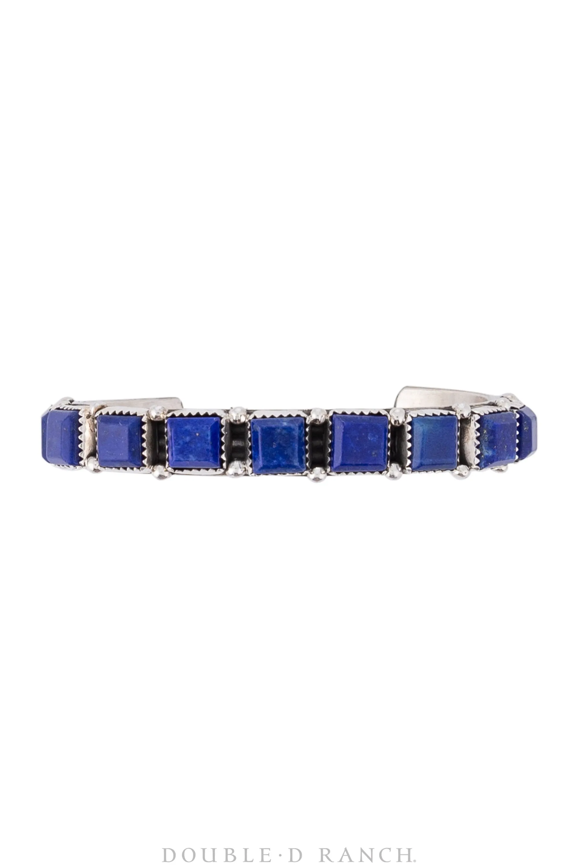 Cuff, Lapis, Row, 9 Stone, Hallmark, Contemporary, 3013