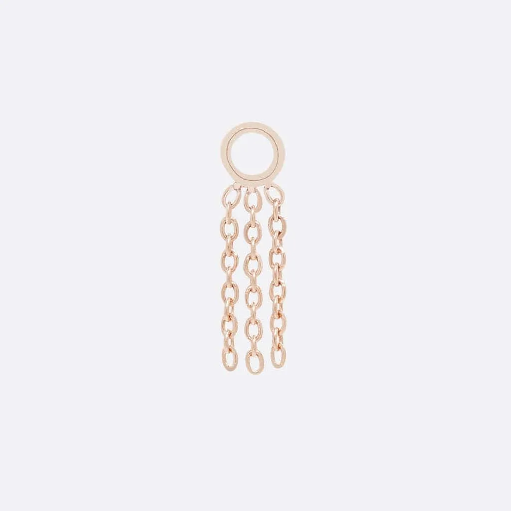 Fringe Charm - 14K ROSE