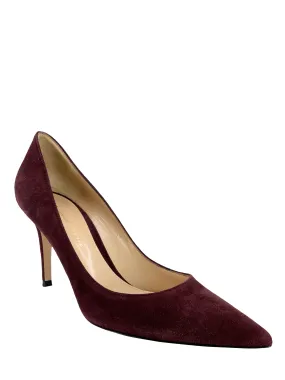 Gianvito Rossi Suede Point Toe Pumps Size 7.5