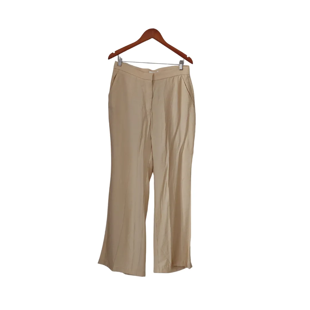 H&M Beige Wide Leg Pants | Brand New |