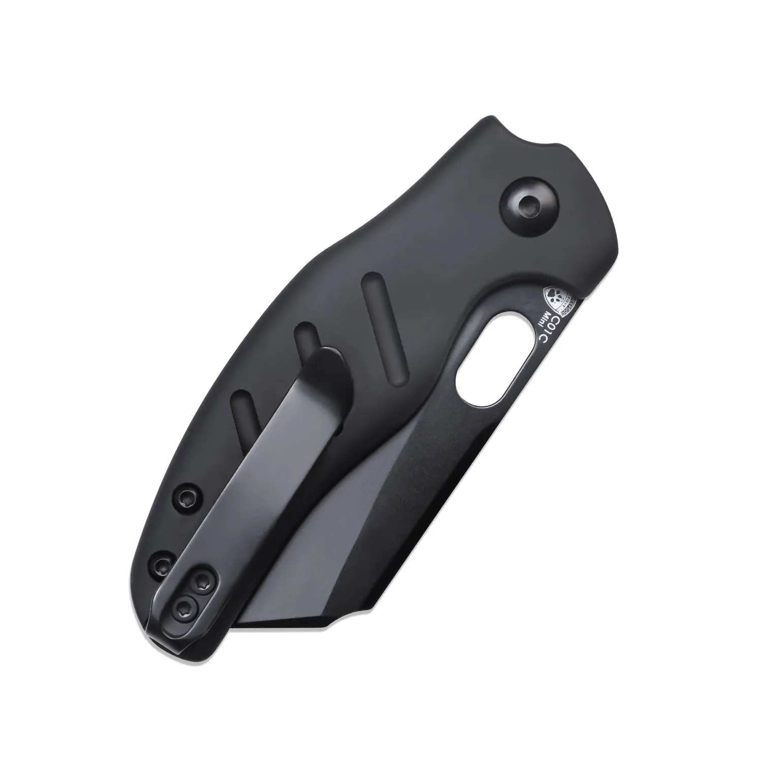 Kizer Sheepdog C01c Mini Button Lock Aluminium Handle V3488BC2 (2.61” Black)