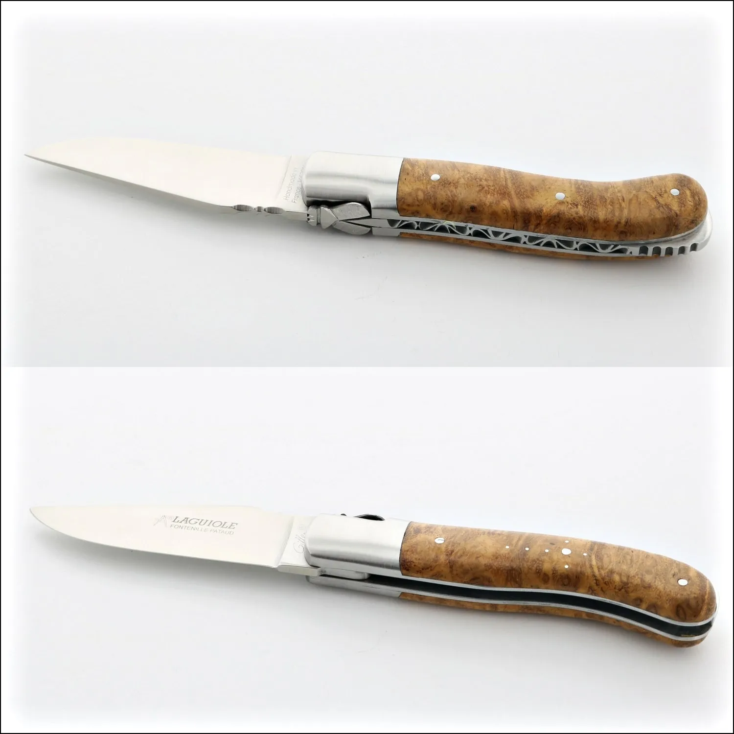 Laguiole Gentleman's Knife - Amboyna Burl