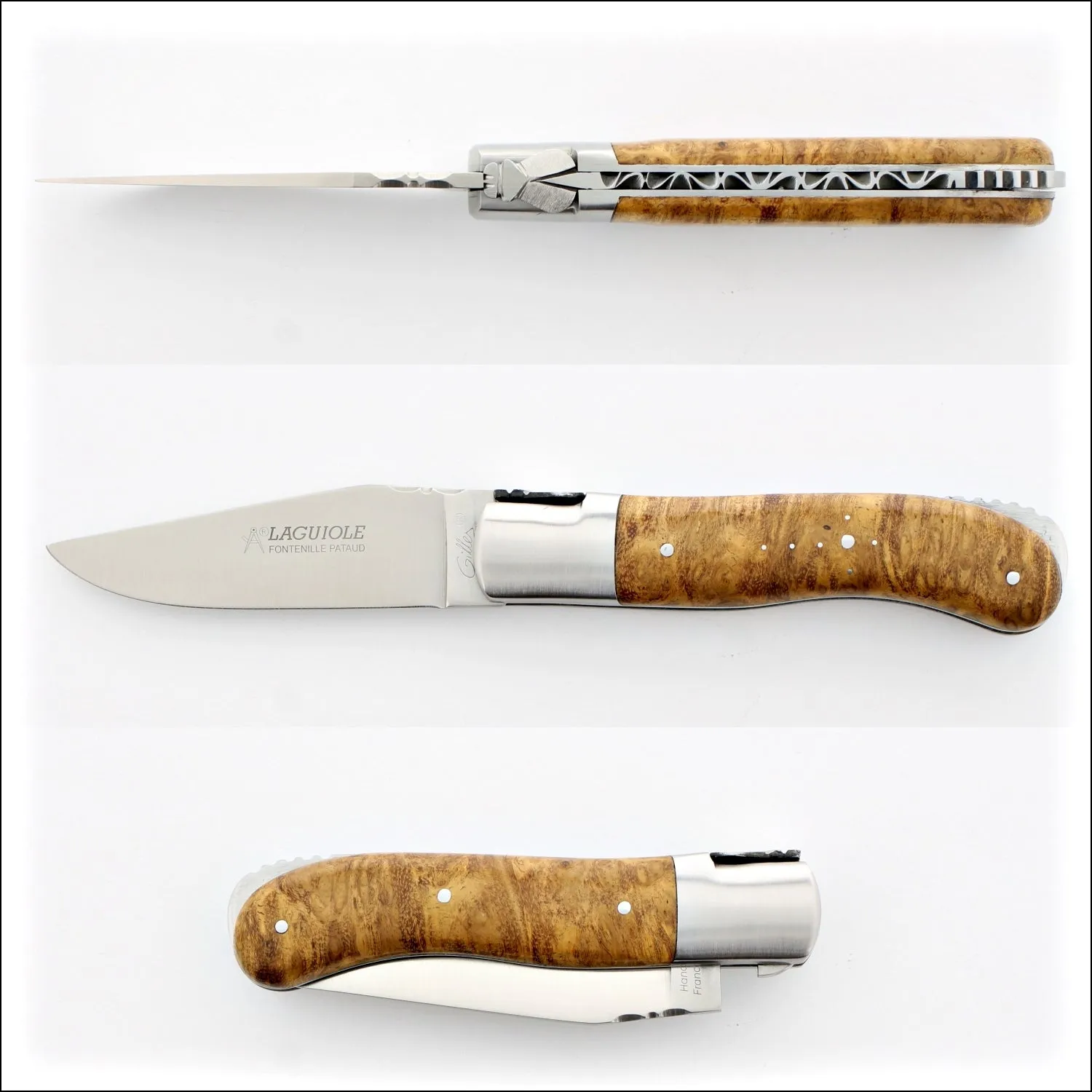 Laguiole Gentleman's Knife - Amboyna Burl