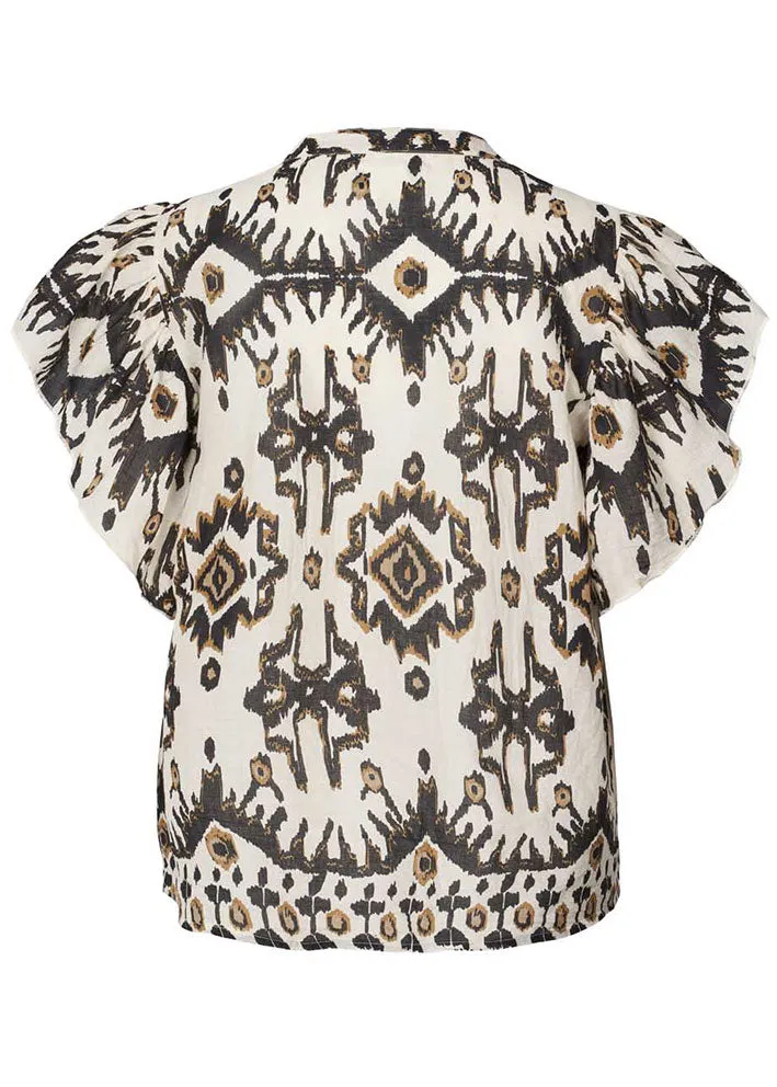 Lollys Laundry Isabel Top - Aztec Print