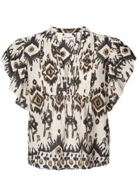 Lollys Laundry Isabel Top - Aztec Print