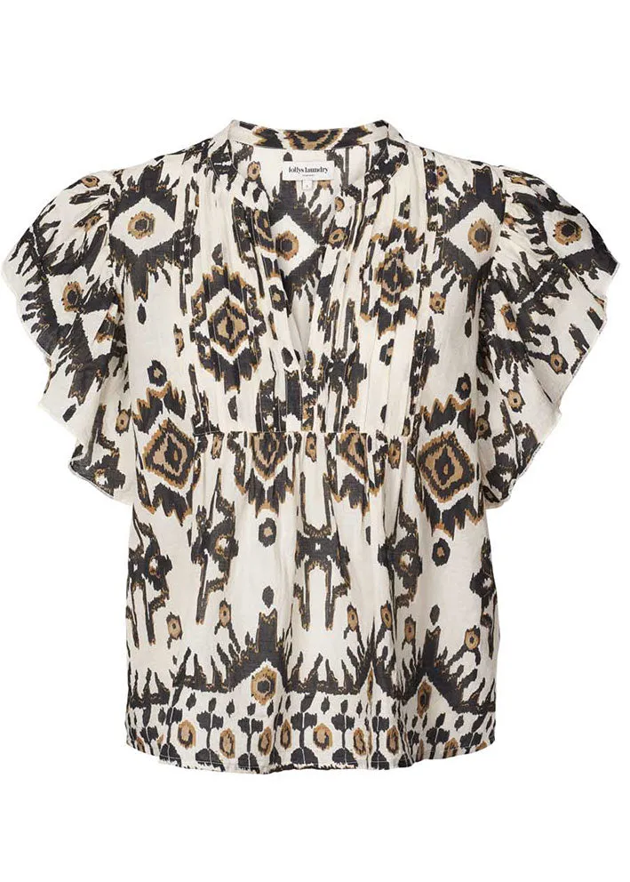 Lollys Laundry Isabel Top - Aztec Print