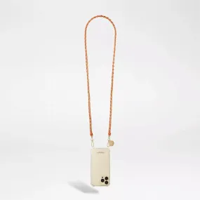 LOU PHONE CHAIN ORANGE GOLD