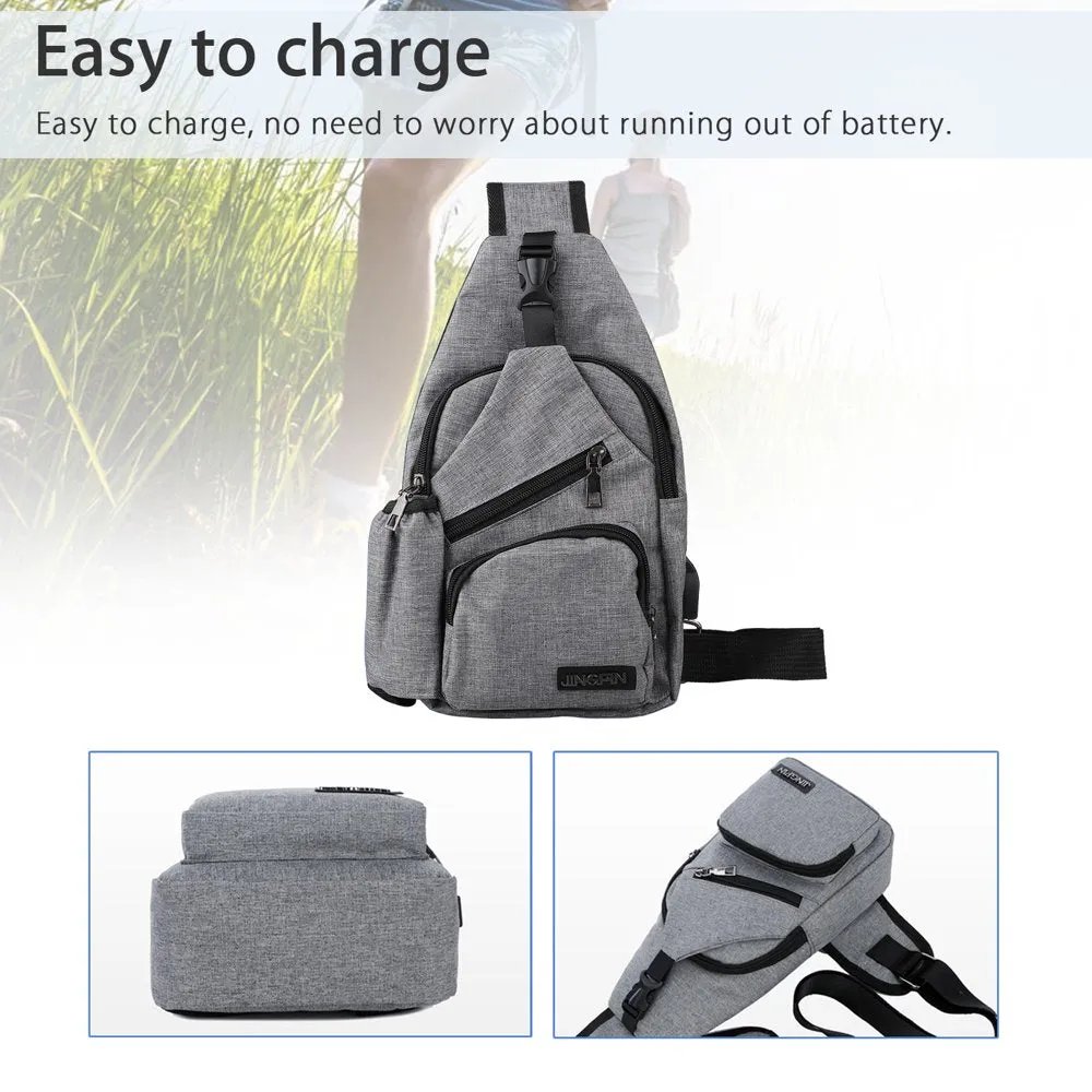 Multipurpose Small Outdoor Chest Sling Shoulder Crossbody Backpack Bag Ultra-Lightweight & Waterproof