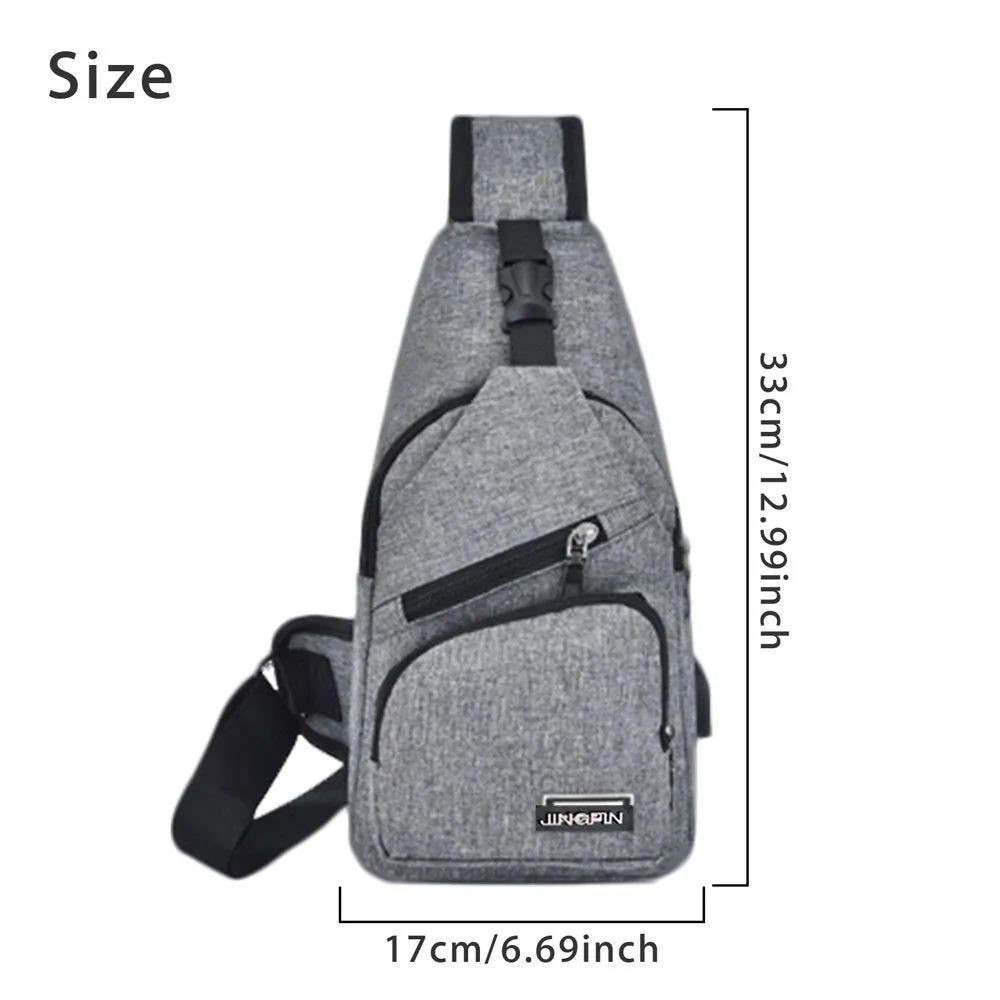 Multipurpose Small Outdoor Chest Sling Shoulder Crossbody Backpack Bag Ultra-Lightweight & Waterproof