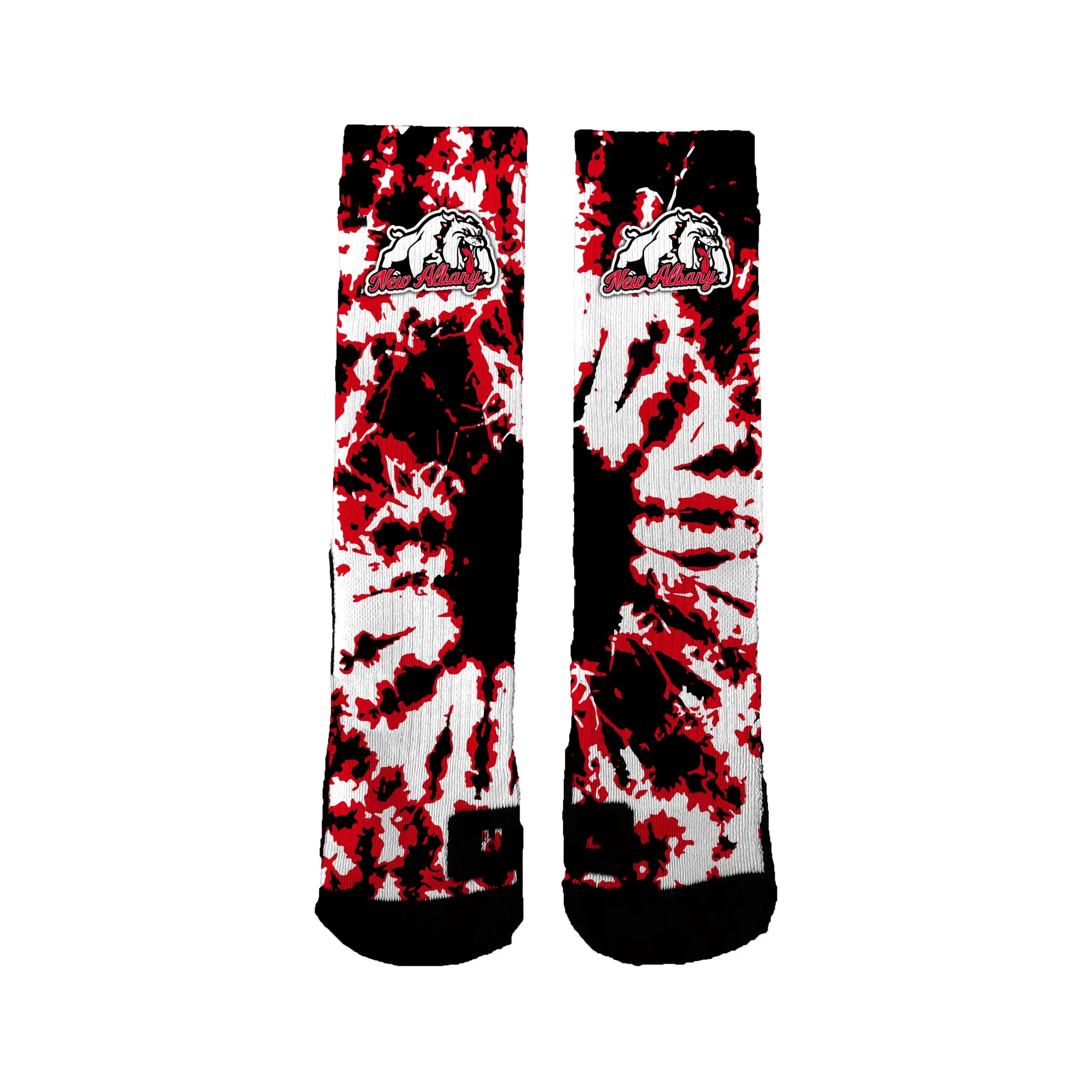 New Albany High Tie Dye Socks