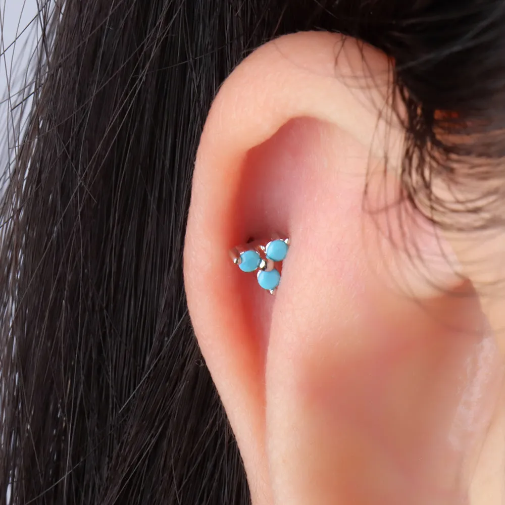 Petite Turquoise Stud