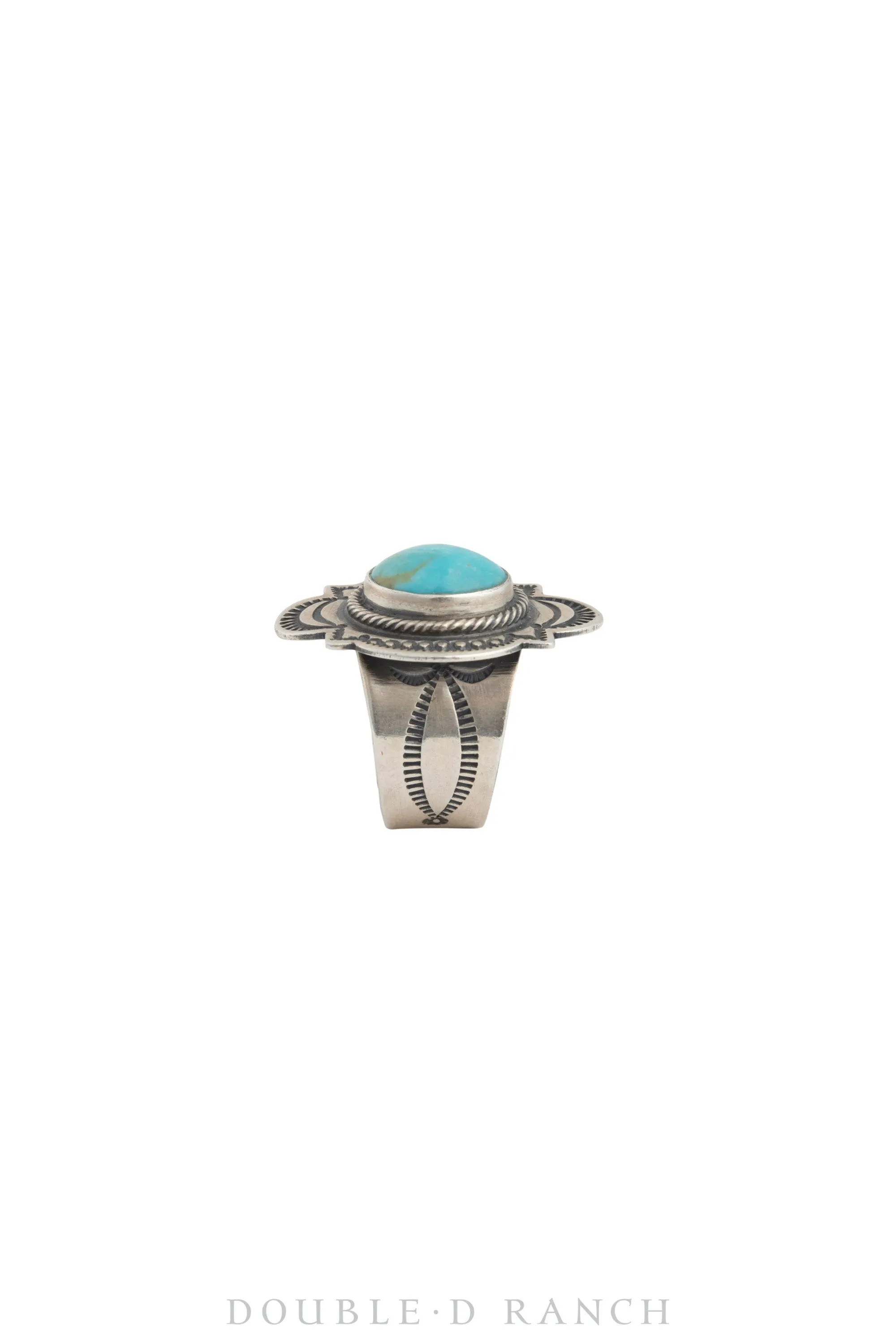 Ring, Natural Stone, Turquoise, Hallmark, Contemporary, 1380