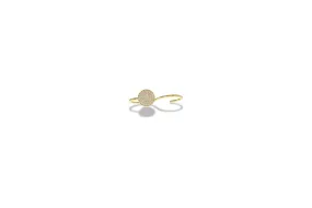 Two-finger Gold Sybille Ring