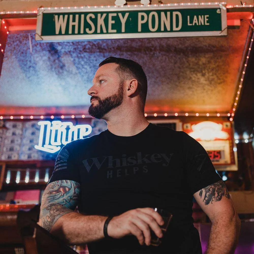 Whiskey Helps™ T-Shirt - Black