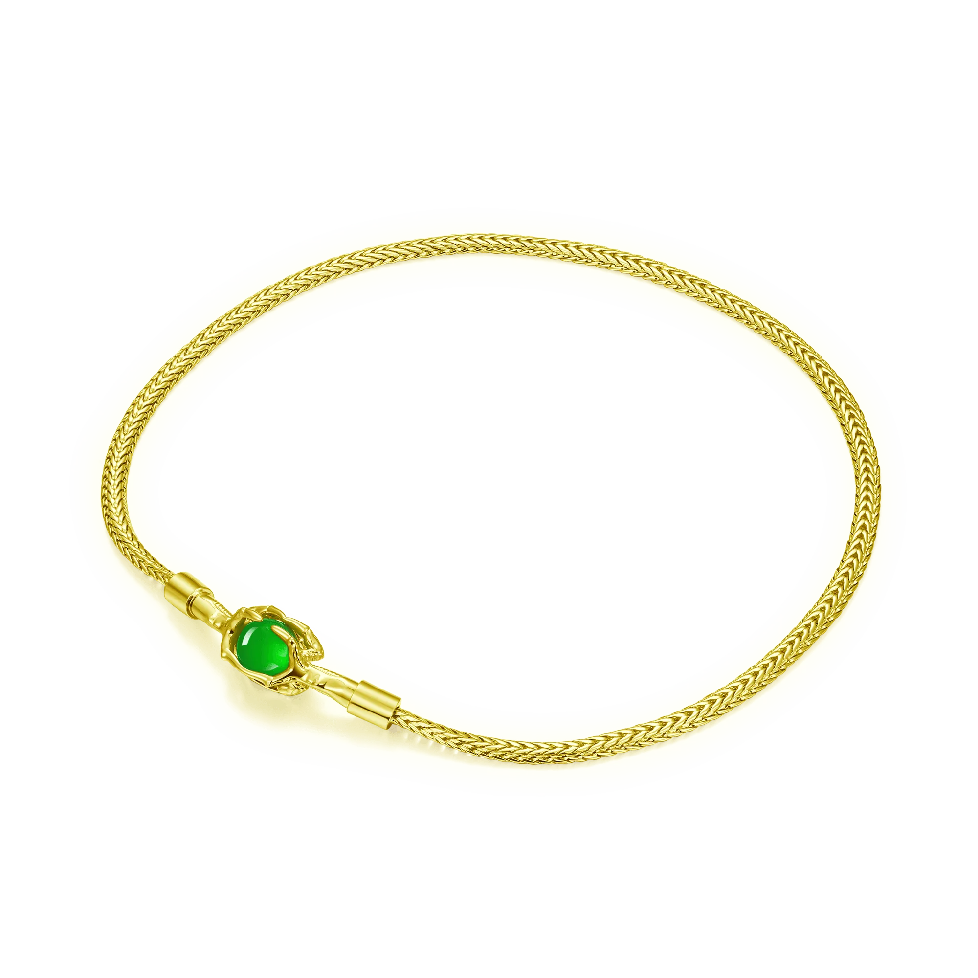 WONG Ⅱ Claw Jade Choker - 6mm